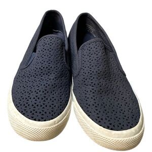 Blue Sperry 9M, comfy blue loafers for any occasion, unique design